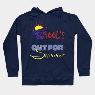 cute retro last day of school school's out for summer teacher Hoodie